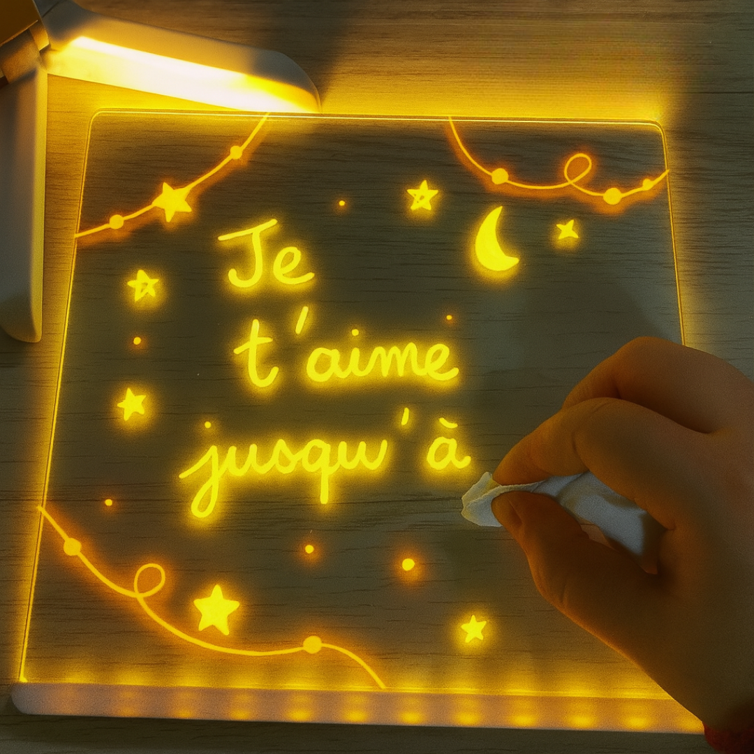 LoulouScreen™ - Planche à dessin lumineuse à LED pour enfants
