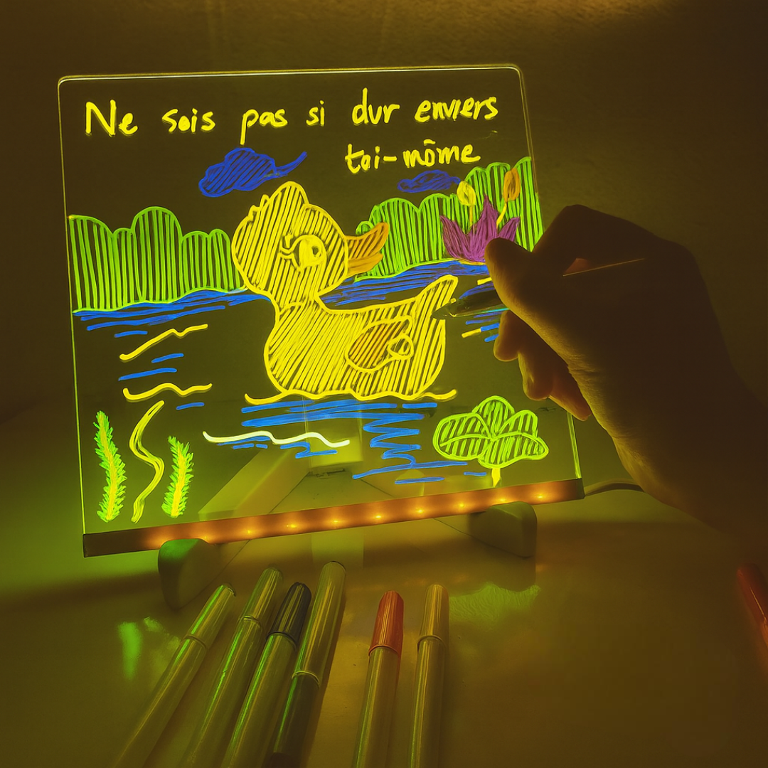 LoulouScreen™ - Planche à dessin lumineuse à LED pour enfants
