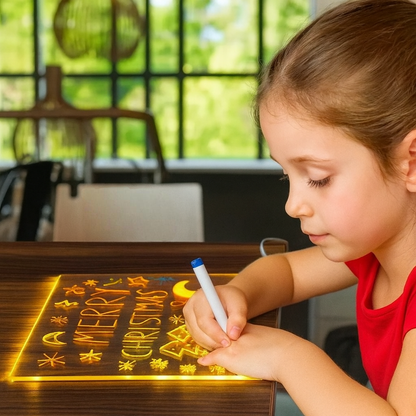 LoulouScreen™ - Planche à dessin lumineuse à LED pour enfants