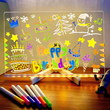 KidyScreen™ - Planche à dessin lumineuse à LED pour enfants